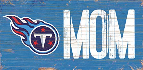 Fan Creations NFL Tennessee Titans Unisex Tennessee Titans Mom Sign, Team Color, 6 x 12 - 757 Sports Collectibles