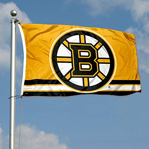 WinCraft Boston Bruins Gold Flag 3x5 Feet Banner - 757 Sports Collectibles