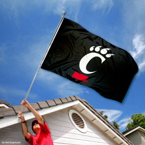 College Flags & Banners Co. Cincinnati Bearcats Flag Large 3x5 - 757 Sports Collectibles
