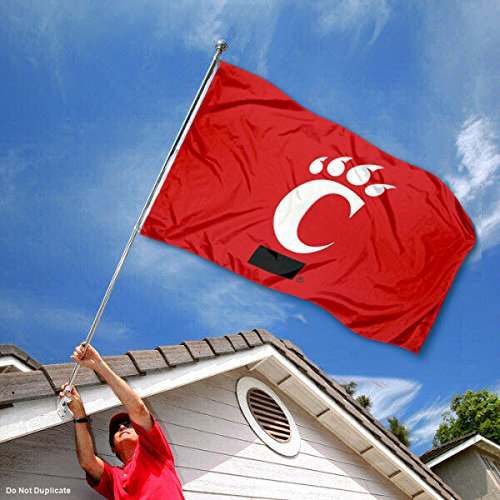 College Flags & Banners Co. Cincinnati Bearcats Red Flag - 757 Sports Collectibles
