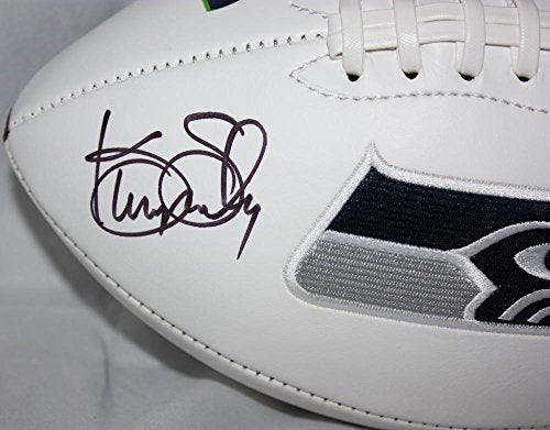 Kenny Easley Autographed Seattle Seahawks HOF 17 Logo Football- JSA Witness Auth - 757 Sports Collectibles