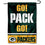 WinCraft Green Bay Packers Go Pack Go Yard Garden Banner Flag - 757 Sports Collectibles