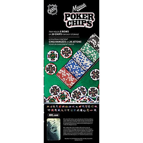 MasterPieces Minnesota Wild Poker Chips 100pc - 757 Sports Collectibles