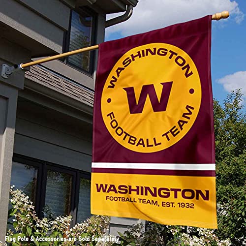 WinCraft Washington Football Team Double Sided Banner Flag - 757 Sports Collectibles