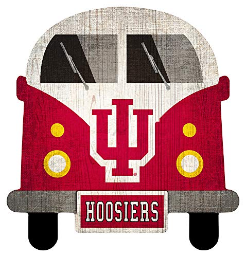 Fan Creations NCAA Indiana Hoosiers Unisex Indiana Team Bus Sign, Team Color, 12 inch - 757 Sports Collectibles