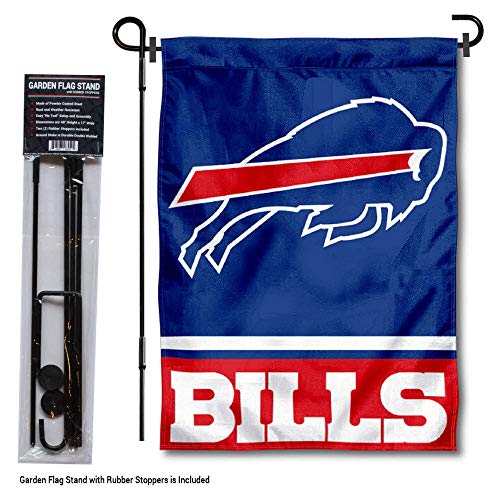 WinCraft Buffalo Bills Garden Flag with Stand Holder - 757 Sports Collectibles
