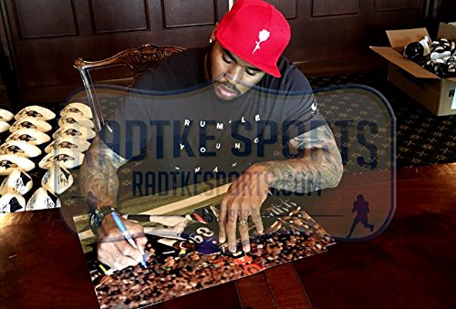 Steve Smith Sr Autographed/Signed Baltimore Ravens 16x20 NFL Photo - Stretch - 757 Sports Collectibles