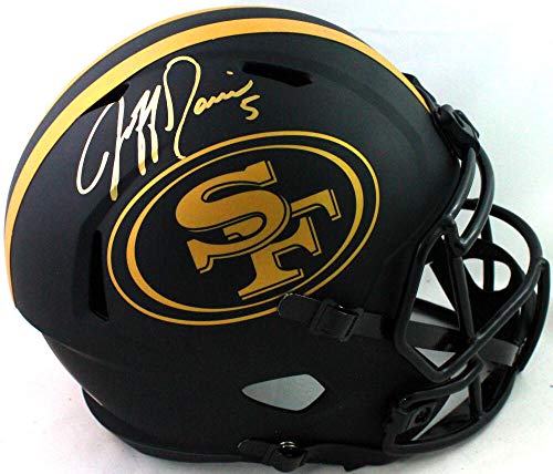 Jeff Garcia Autographed San Francisco 49ers F/S Eclipse Speed Helmet- Beckett W Auth Gold - 757 Sports Collectibles