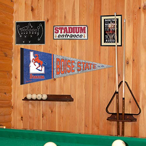 Boise State Broncos Pennant Throwback Vintage Banner - 757 Sports Collectibles