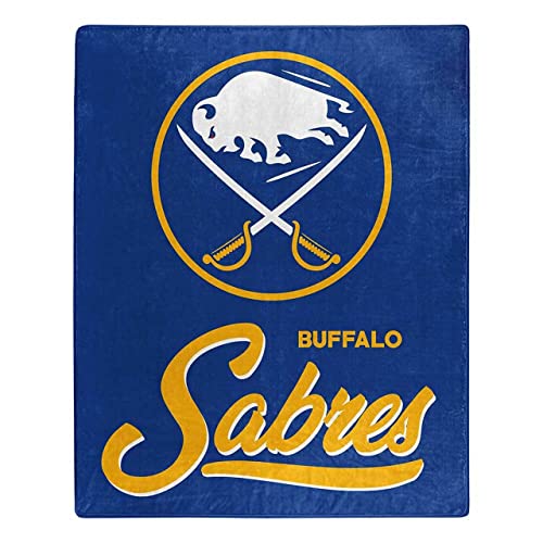 NORTHWEST NHL Buffalo Sabres Raschel Throw Blanket, 50" x 60", Signature - 757 Sports Collectibles