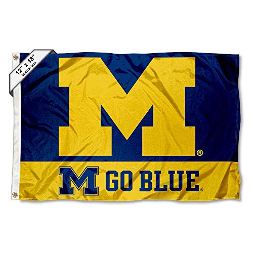 College Flags & Banners Co. Michigan Wolverines Boat and Nautical Flag - 757 Sports Collectibles