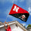 College Flags & Banners Co. Nebraska Cornhuskers Blackshirts Logo Flag - 757 Sports Collectibles