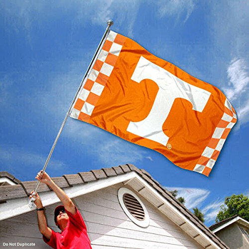 College Flags & Banners Co. Tennessee Volunteers Checkerboard Flag - 757 Sports Collectibles