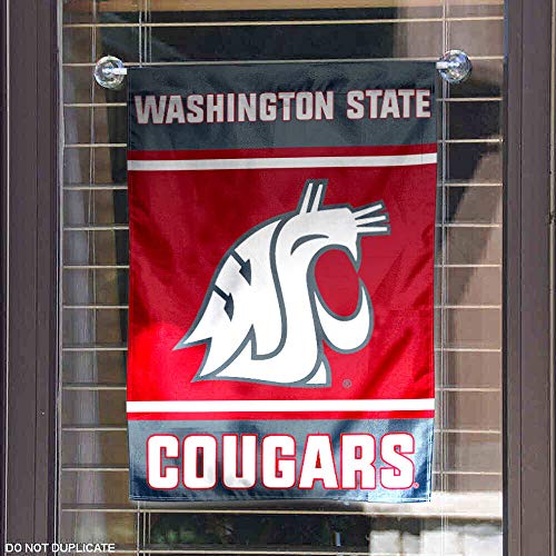 College Flags & Banners Co. Washington State Cougars Garden Flag - 757 Sports Collectibles