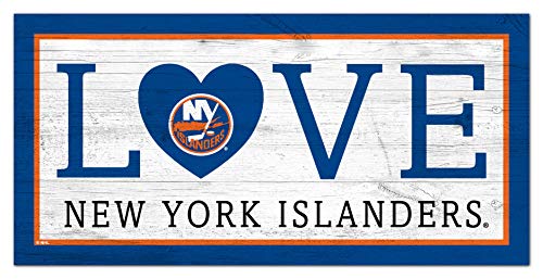 Fan Creations NHL New York Islanders Unisex New York Islanders Love Sign, Team Color, 6 x 12 - 757 Sports Collectibles