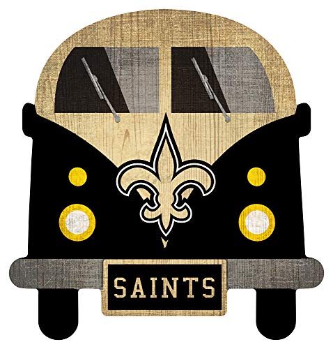 Fan Creations NFL New Orleans Saints Unisex New Orleans Saints Team Bus Sign, Team Color, 12 inch - 757 Sports Collectibles