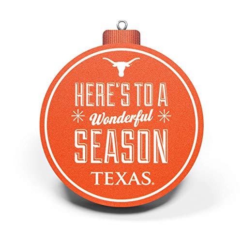 YouTheFan NCAA Texas Longhorns 3D Logo Series Ornament, team colors - 757 Sports Collectibles