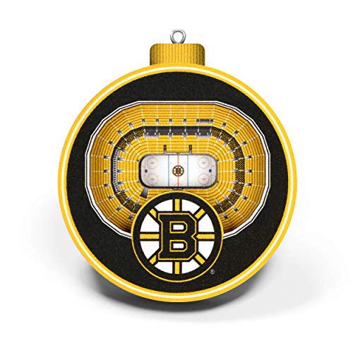 NHL Boston Bruins - TD Garden 3D StadiumView Ornament3D StadiumView Ornament, Team Colors, Large - 757 Sports Collectibles