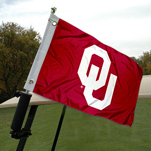 College Flags & Banners Co. Oklahoma Sooners Golf Cart and Boat Flag - 757 Sports Collectibles