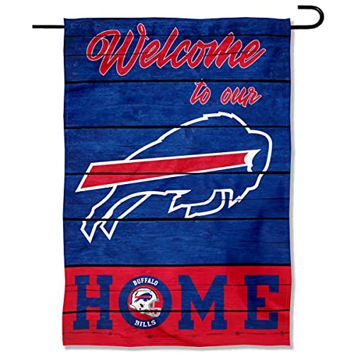 WinCraft Buffalo Bills Welcome Home Decorative Garden Flag Double Sided Banner - 757 Sports Collectibles