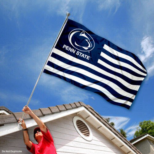College Flags & Banners Co. Penn State Nittany Lions Stars and Stripes Nation Flag - 757 Sports Collectibles