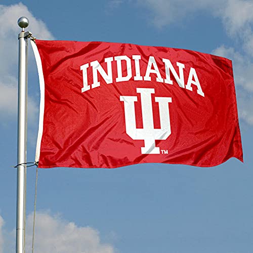 Indiana Hoosiers IU University Large College Flag - 757 Sports Collectibles