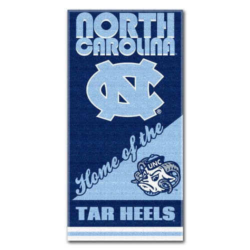 NCAA North Carolina Tar Heels Home Beach Towel, 28 x 58-Inch - 757 Sports Collectibles