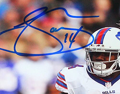 Sammy Watkins Signed Buffalo Bills 8x10 Running On Field Photo TL- JSA W Blue - 757 Sports Collectibles