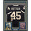 Framed Autographed/Signed Rudy Ruettiger 33x42 Notre Dame Fighting Irish Blue College Football Jersey JSA COA