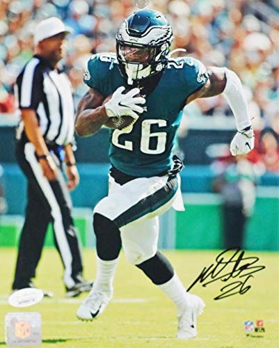 Miles Sanders Autographed Philadelphia Eagles 8x10 FP Running Photo - JSA W Auth Black - 757 Sports Collectibles