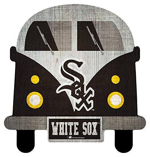 Fan Creations MLB Chicago White Sox Unisex Chicago White Sox Team Bus Sign, Team Color, 12 inch - 757 Sports Collectibles