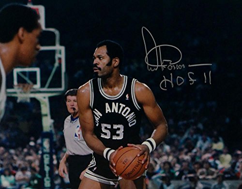 Artis Gilmore Signed Spurs 16x20 Looking to Pass Photo W/HOF- Jersey Source Auth - 757 Sports Collectibles
