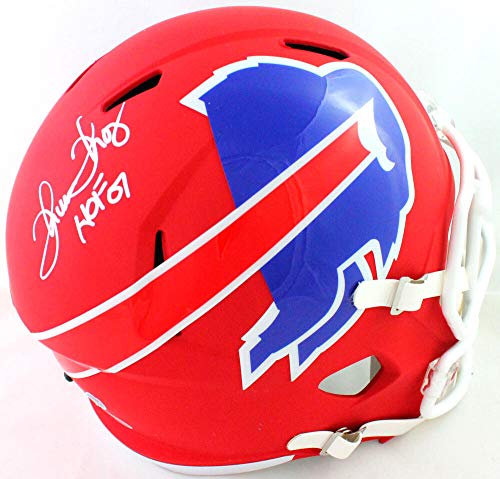 Thurman Thomas Signed Buffalo Bills Amp Speed F/S Helmet HOF- Beckett W Silver - 757 Sports Collectibles
