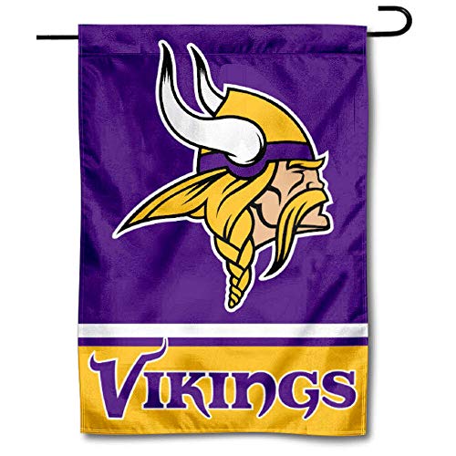 WinCraft Minnesota Vikings Double Sided Garden Flag - 757 Sports Collectibles