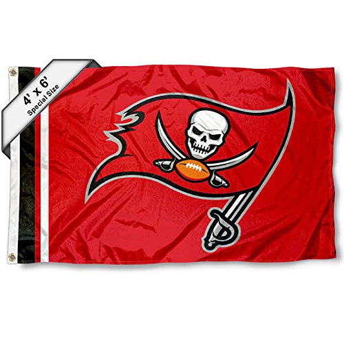 WinCraft Tampa Bay Buccaneers 4' x 6' Foot Flag - 757 Sports Collectibles