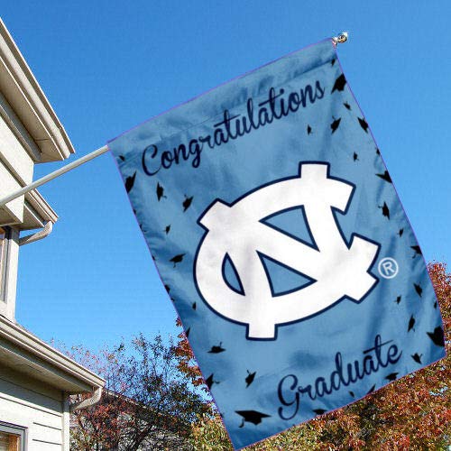 College Flags & Banners Co. North Carolina Tar Heels Graduation Gift Banner Flag - 757 Sports Collectibles