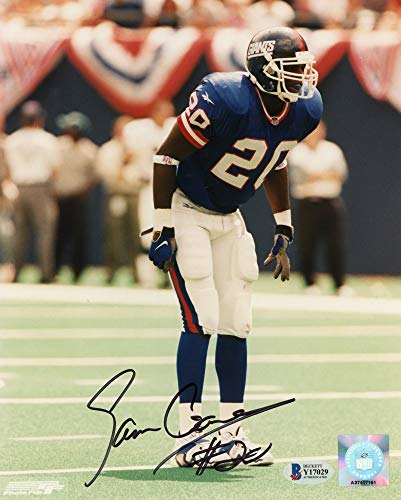 Sam Garnes Autographed New York Giants 8x10 Photo - BAS COA (Black Ink) - 757 Sports Collectibles