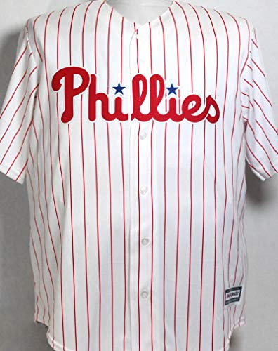 Robin Roberts Autographed Phillies Pinstripe Majestic Jersey w/ 2 Insc - JSA W Auth 3 - 757 Sports Collectibles