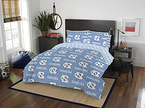 NORTHWEST NCAA North Carolina Tar Heels Bed in a Bag Set, Twin, Rotary - 757 Sports Collectibles