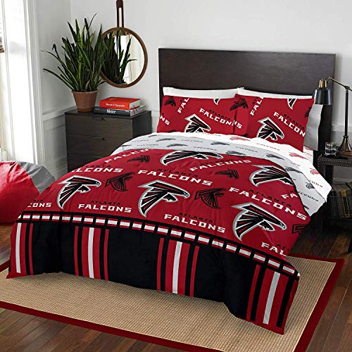 NORTHWEST NFL Atlanta Falcons Bed in a Bag Set, Full, Rotary Legacy - 757 Sports Collectibles