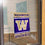 College Flags & Banners Co. Washington Huskies Window Wall Banner Hanging Flag with Suction Cup - 757 Sports Collectibles