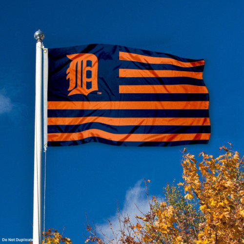 WinCraft Detroit Tigers Nation Flag 3x5 Banner - 757 Sports Collectibles