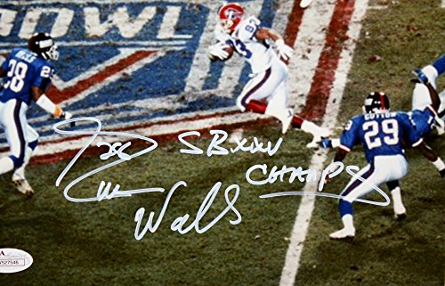 Everson Walls Autographed 8x10 Giants Super Bowl Photo JSA Witness Authenticated - 757 Sports Collectibles