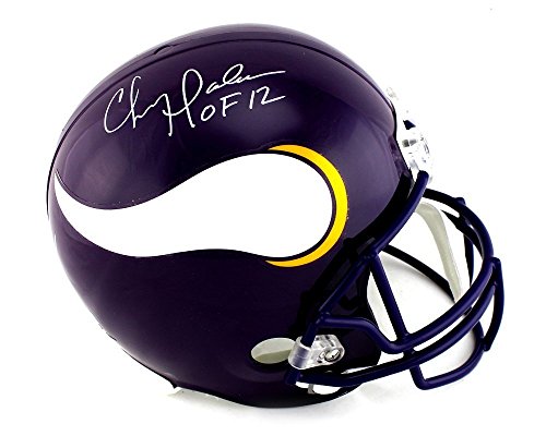 Chris Doleman Autographed/Signed Minnesota Vikings Throwback Full Size Helmet with "HOF 12" Inscription - 757 Sports Collectibles