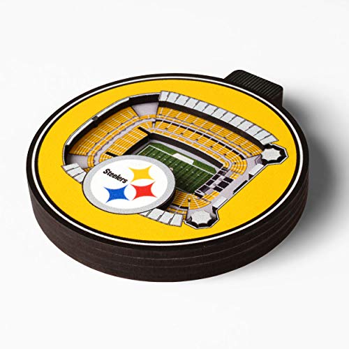 NFL Pittsburgh Steelers - Heinz Field 3D StadiumView Ornament3D StadiumView Ornament, Team Colors, Large - 757 Sports Collectibles