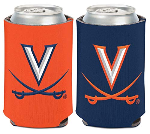 NCAA University Virginia Cavaliers UVA Cavs 1-Pack 12 oz. 2-Sided Can Cooler - 757 Sports Collectibles