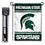 College Flags & Banners Co. Michigan State Spartans Garden Flag with Stand Holder - 757 Sports Collectibles