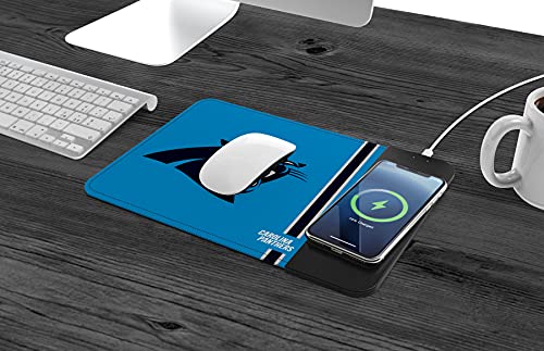 SOAR NFL Wireless Charging Mouse Pad, Carolina Panthers - 757 Sports Collectibles