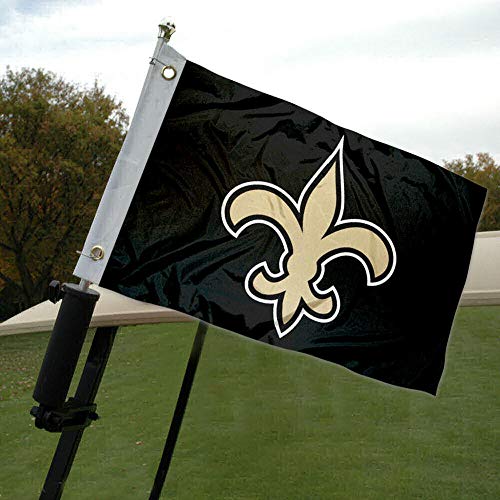 WinCraft New Orleans Saints Boat and Golf Cart Flag - 757 Sports Collectibles