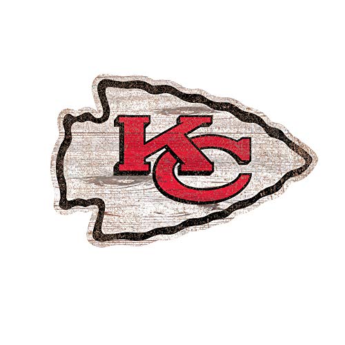 Fan Creations NFL Kansas City Chiefs Unisex Kansas City Chiefs Team Logo 8in Cutout, Team Color, 8 inch - 757 Sports Collectibles